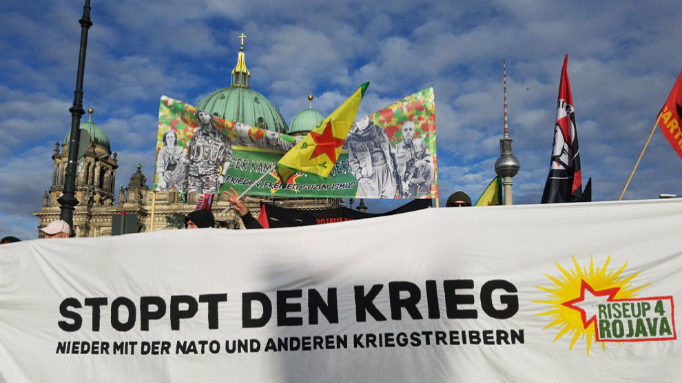 ANF | Massive demonstration in Berlin on World Rojava Day
